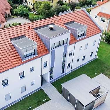Wohnhaus von oben